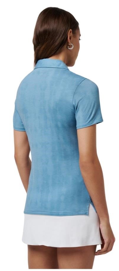 Travis Mathew Featherweight Active Printed polo femme, smoke blue multi