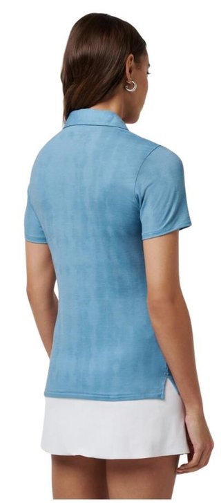 Travis Mathew Featherweight Active Printed polo femme, smoke blue multi