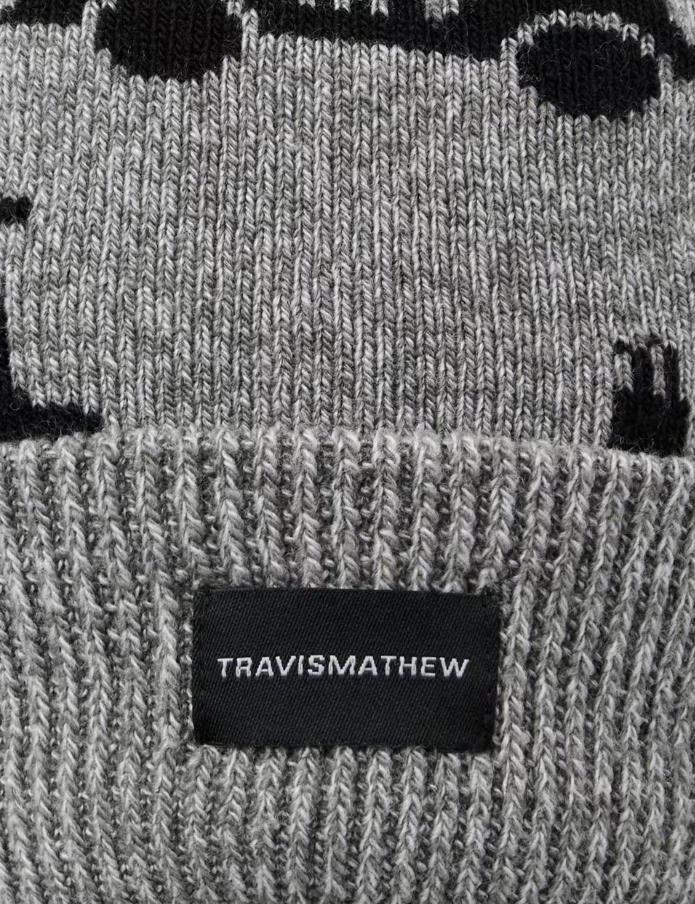 Travis Mathew Mapes bonnet homme, heather grey