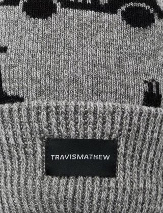 Travis Mathew Mapes bonnet homme, heather grey