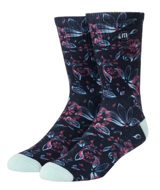 Travis Mathew Flourish Crew chaussettes, mood indigo