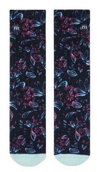 Travis Mathew Flourish Crew chaussettes, mood indigo