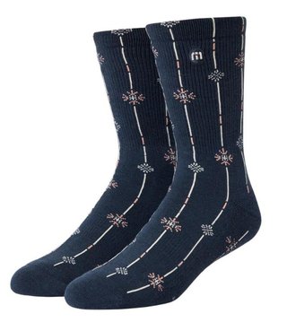 Travis Mathew Deco Crew chaussettes, mood indigo