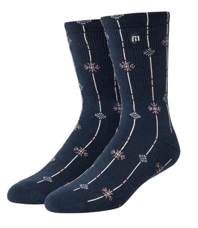 Travis Mathew Deco Crew chaussettes, mood indigo