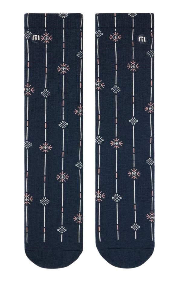 Travis Mathew Deco Crew chaussettes, mood indigo