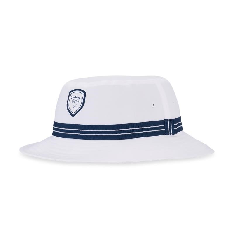 Callaway Bucket Hat chapeau homme, blanc/marine