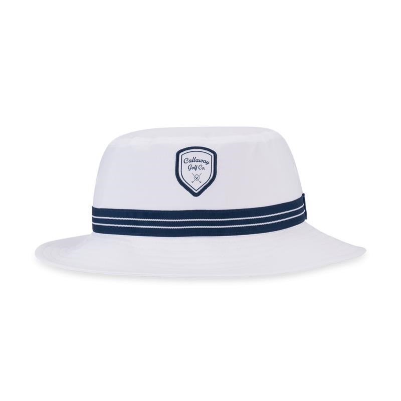 Callaway Bucket Hat chapeau homme, blanc/marine