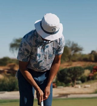 Callaway Bucket Hat chapeau homme, blanc/marine