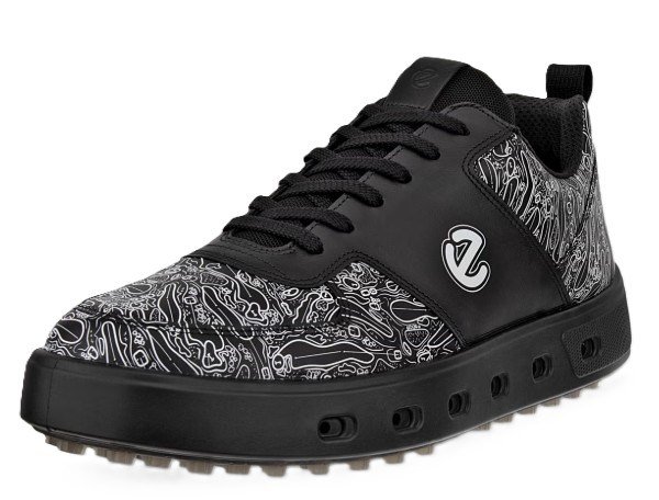 Ecco Street 720 chaussures de golf homme, noires
