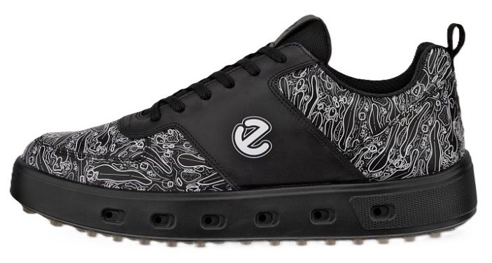 Ecco Street 720 chaussures de golf homme, noires