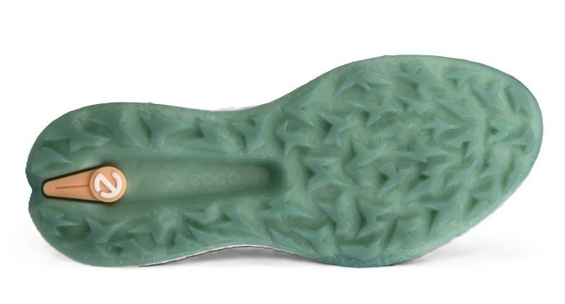 Ecco Ecco Biom H5 Waterproof chaussures de golf femme imperméables, blanc/vert sedum