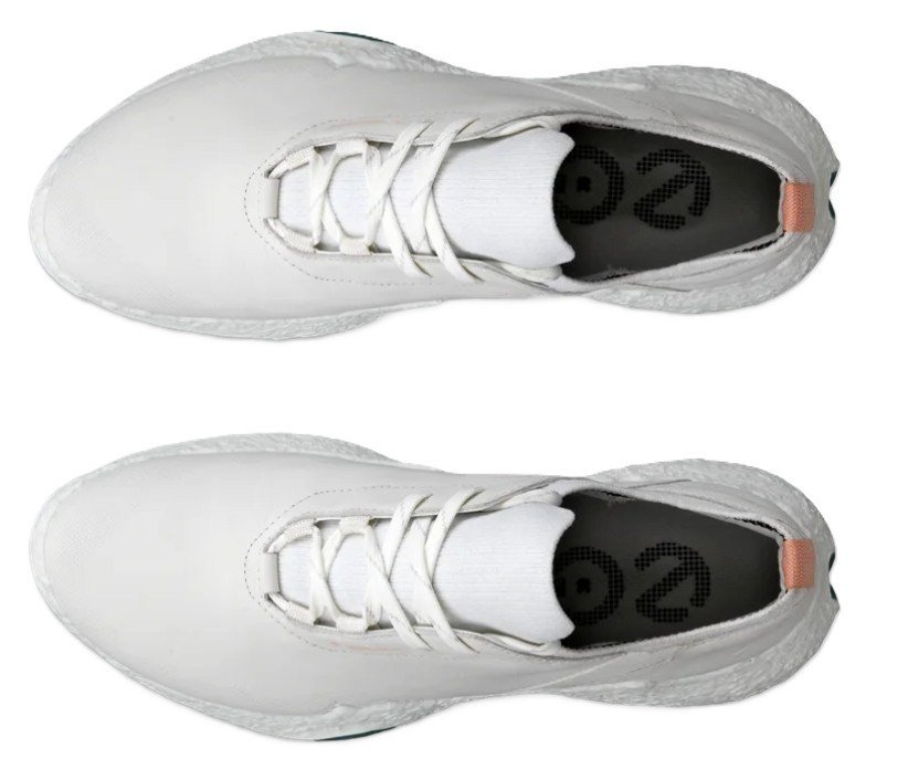 Ecco Ecco Biom H5 Waterproof chaussures de golf femme imperméables, blanc/vert sedum
