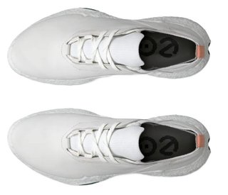 Ecco Ecco Biom H5 Waterproof chaussures de golf femme imperméables, blanc/vert sedum