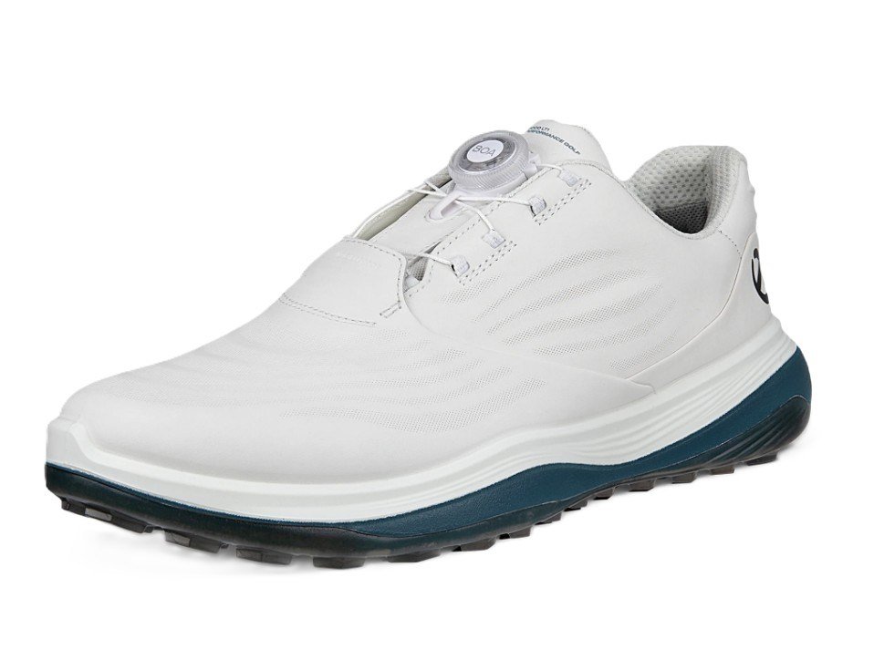 Ecco LT1 BOA chaussures de golf homme, blanches
