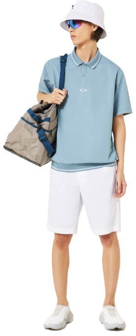 Oakley O-Sync Pack Abstract Hem polo homme, blue ice