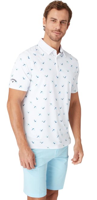 Callaway All Over Birdie polo homme, bright white