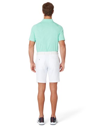 Callaway Warped Gingham Print polo homme, neptune green