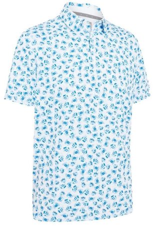 Callaway Crab Novelty Print polo homme, bright white