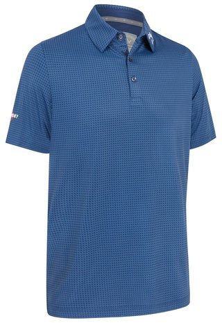Callaway Odyssey Print polo homme, peacoat
