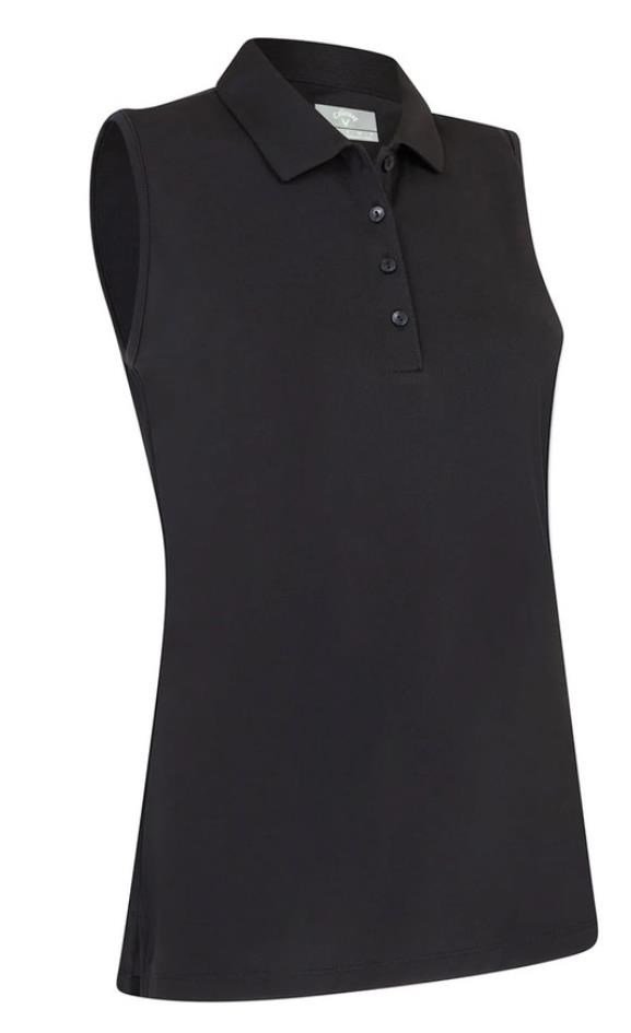 Callaway Tournament Sleeveless polo femme, caviar