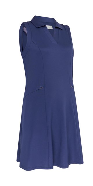 Callaway Flounce Dress with Mesh robe femme, peacoat