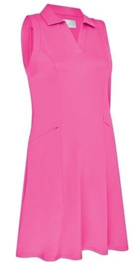Callaway Flounce Dress with Mesh robe femme, cheeky pink