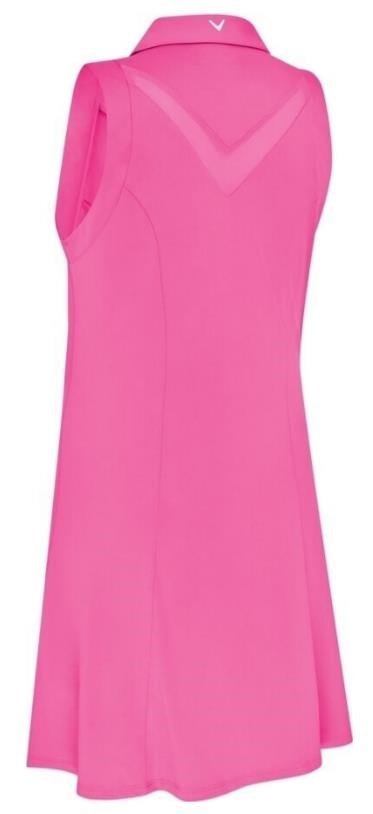 Callaway Flounce Dress with Mesh robe femme, cheeky pink