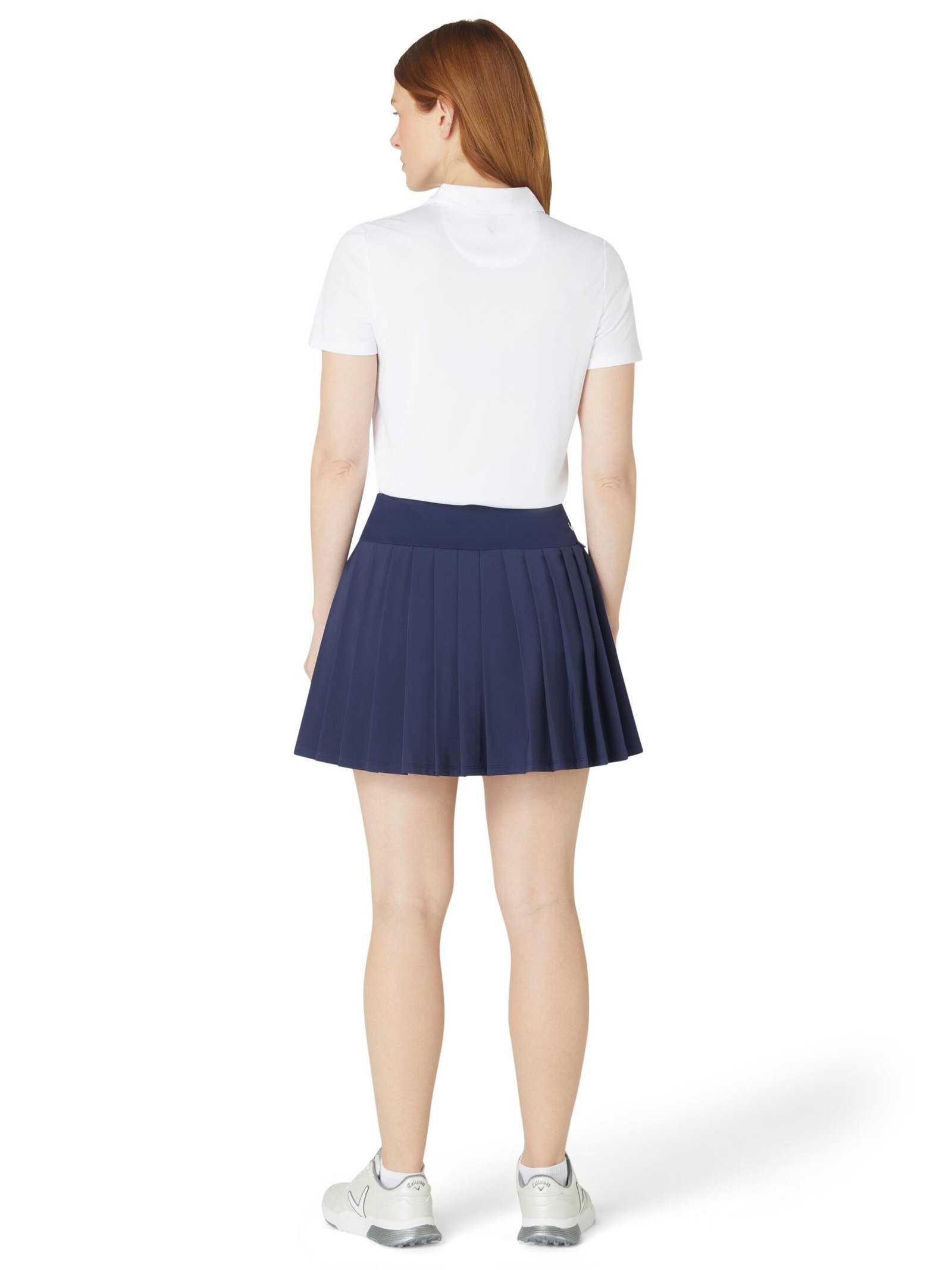 Callaway 16" Pleated jupe-short femme, peacoat