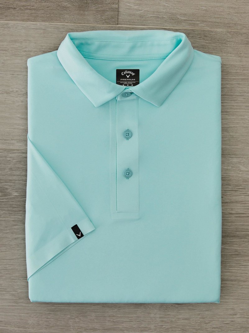 Callaway Premium Jacquard polo homme, birds egg green