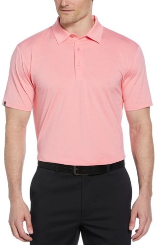 Callaway Premium Heathered polo homme, strawberry pink heather