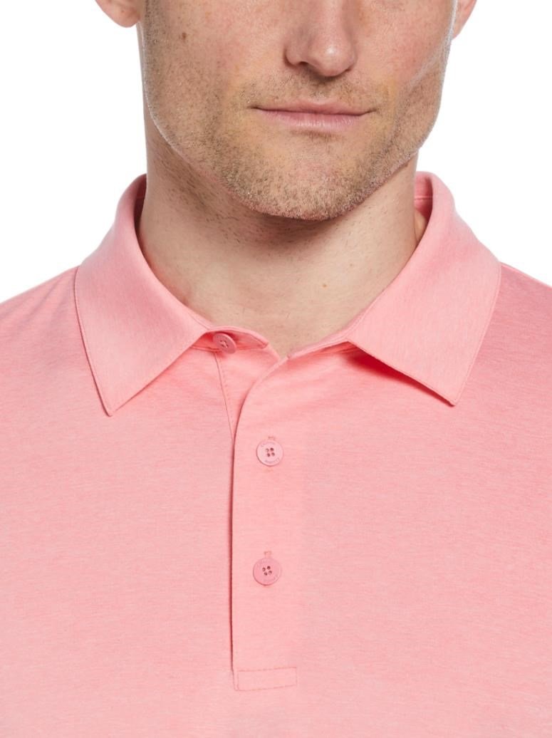 Callaway Premium Heathered polo homme, strawberry pink heather