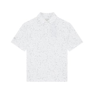 Callaway Floral Print junior polo, blanc