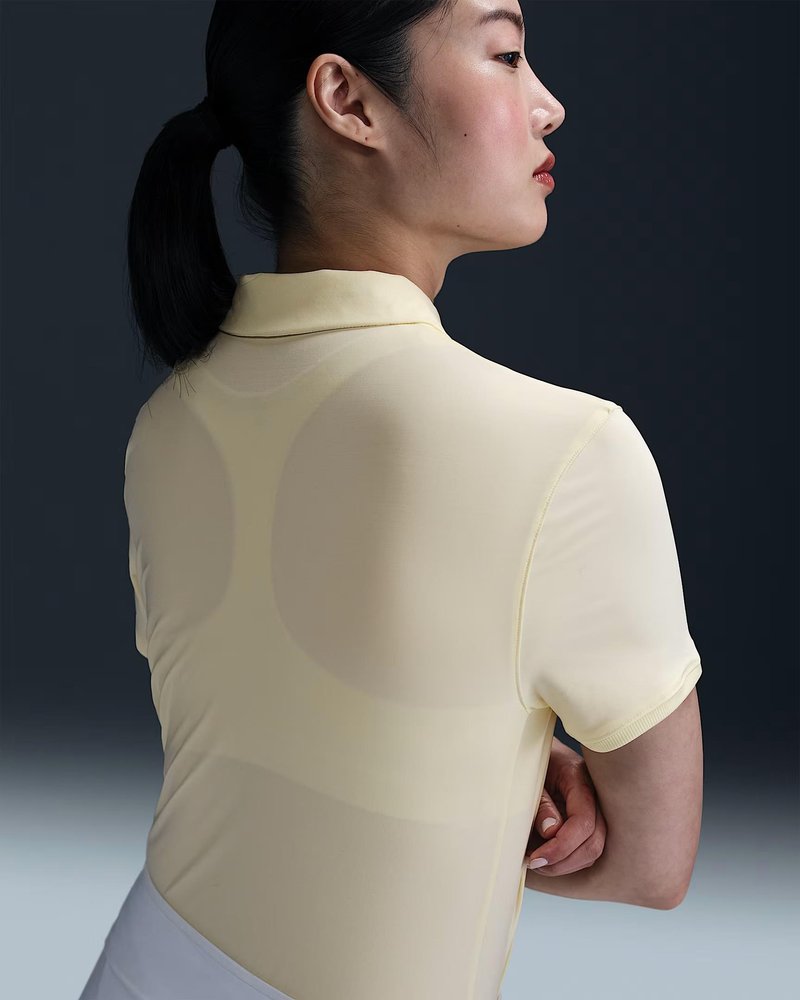 Nike Victory Dri-FIT femme polo manches courtes, alabaster/white