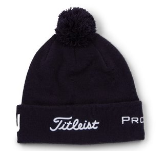 Titleist Tour Pom Pom bonnet d'hiver unisex, marine/blanc