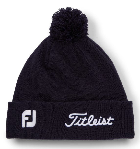 Titleist Tour Pom Pom bonnet d'hiver unisex, marine/blanc