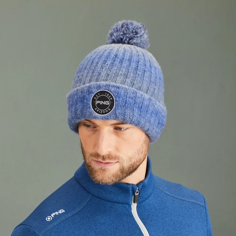 PING Barraclough bonnet d'hiver homme, blue multi