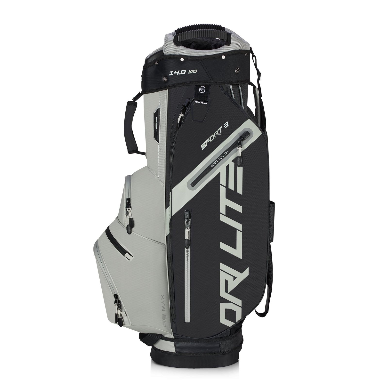 Big Max Dri Lite Sport 3 sac de chariot, noir/taupe