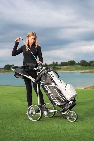 Big Max Dri Lite Sport 3 sac de chariot, noir/taupe
