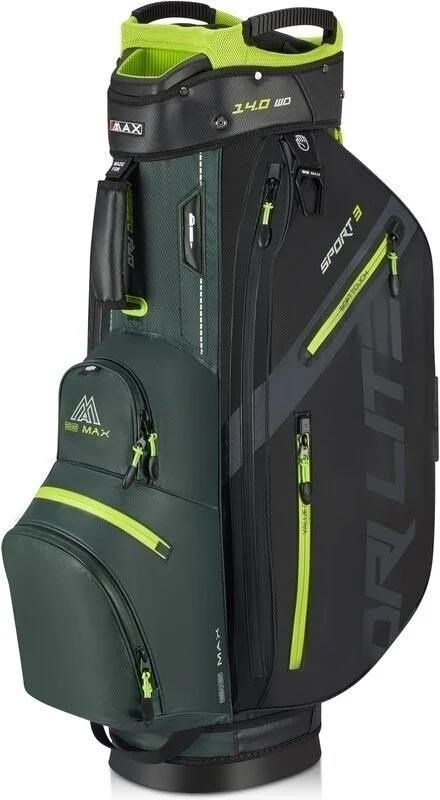 Big Max Dri Lite Sport 3 sac de chariot, forest green/black/lime