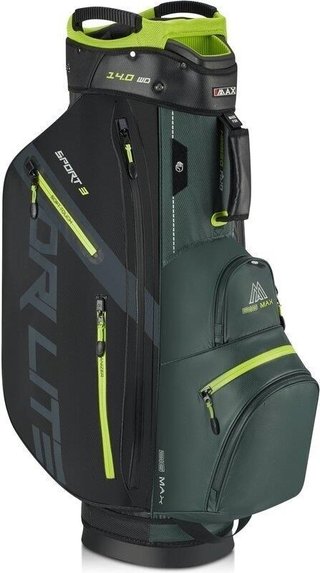 Big Max Dri Lite Sport 3 sac de chariot, forest green/black/lime