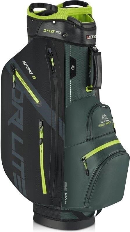 Big Max Dri Lite Sport 3 sac de chariot, forest green/black/lime