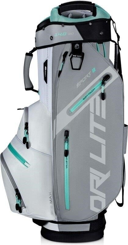 Big Max Dri Lite Sport 3 sac de chariot, gris/blanc/menthe