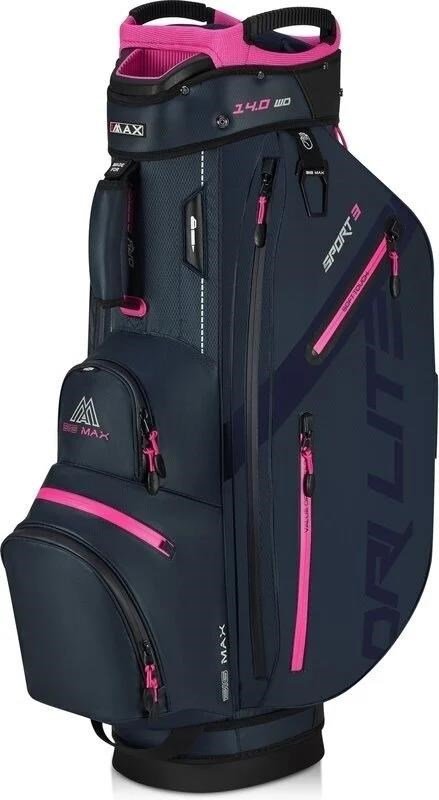 Big Max Dri Lite Sport 3 sac chariot, steel blue / fuchsia