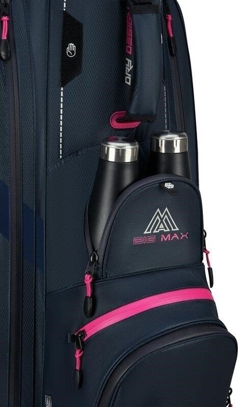 Big Max Dri Lite Sport 3 sac chariot, steel blue / fuchsia