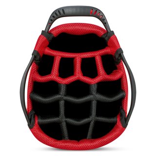 Big Max Dri Lite Hybrid Plus stand bag, rouge/noir