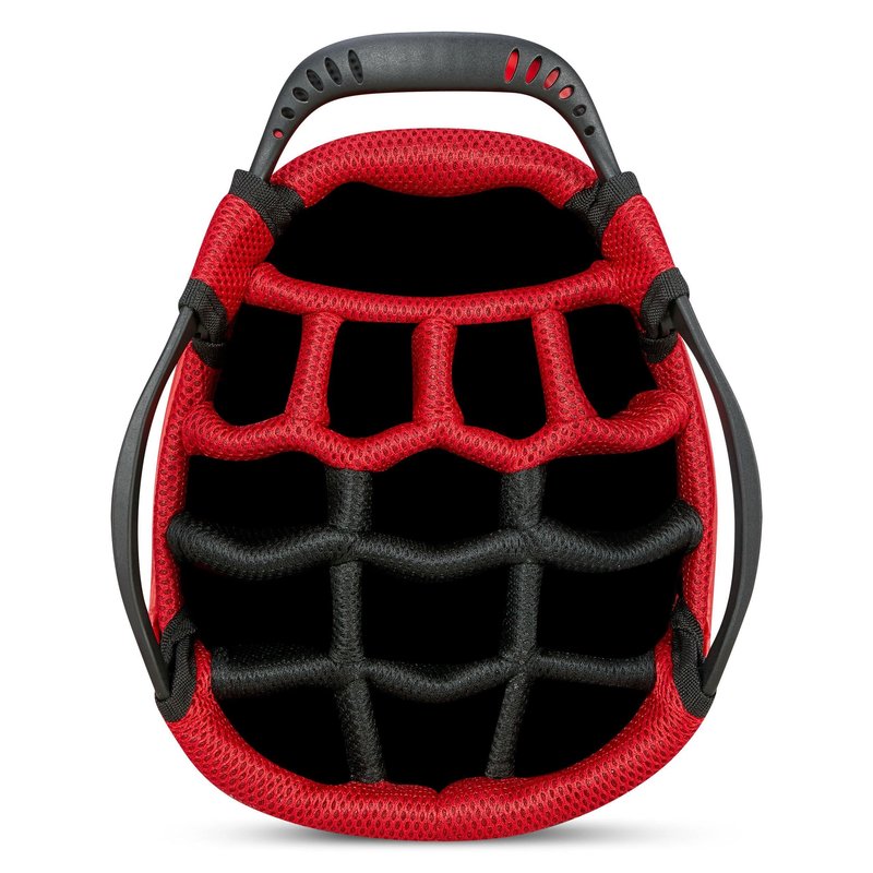 Big Max Dri Lite Hybrid Plus stand bag, rouge/noir