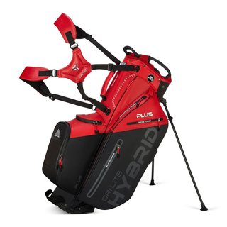 Big Max Dri Lite Hybrid Plus stand bag, rouge/noir