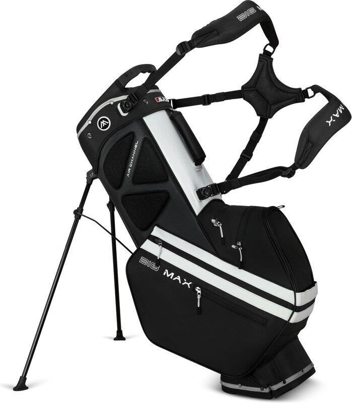 Big Max Dri Lite Hybrid Tour 2 stand bag, noir/blanc cassé