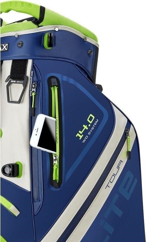 Big Max Dri Lite Hybrid Tour 2 sac de golf, navy/lime