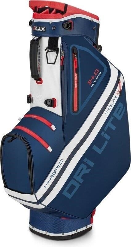 Big Max Dri Lite Hybrid Tour 2 stand bag, navy/rouge/blanc